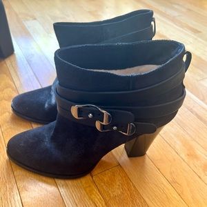 Authentic Jimmy Choo heeled buckle bootie